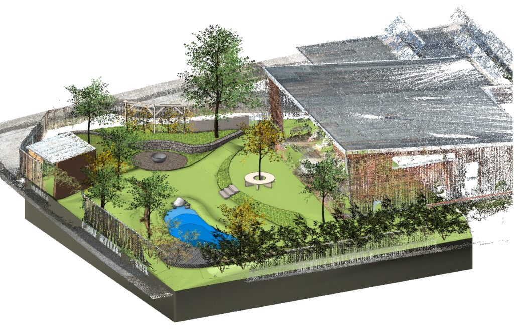 3-D Gartenplan
